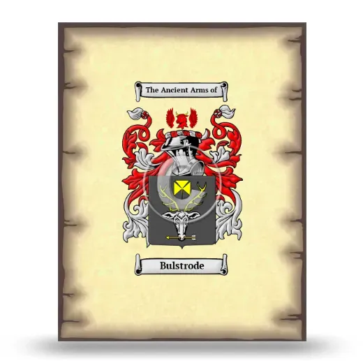 Bulstrode Coat of Arms Print
