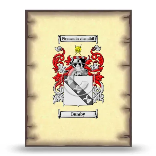 Bumby Coat of Arms Print