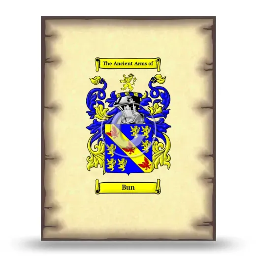 Bun Coat of Arms Print