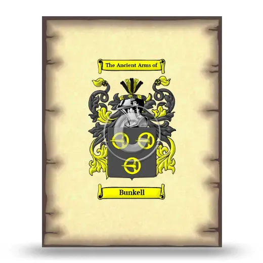 Bunkell Coat of Arms Print
