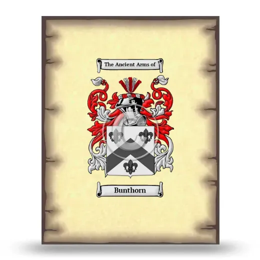 Bunthorn Coat of Arms Print