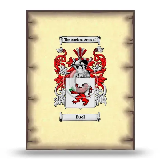 Buol Coat of Arms Print