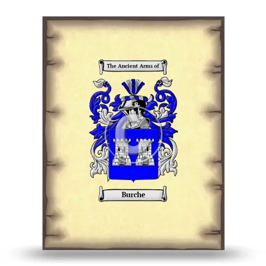 Burche Coat of Arms Print