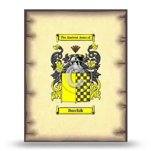 Burchik Coat of Arms Print