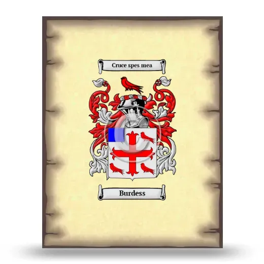 Burdess Coat of Arms Print