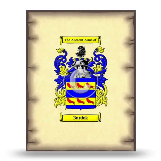 Burdok Coat of Arms Print