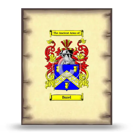 Burel Coat of Arms Print