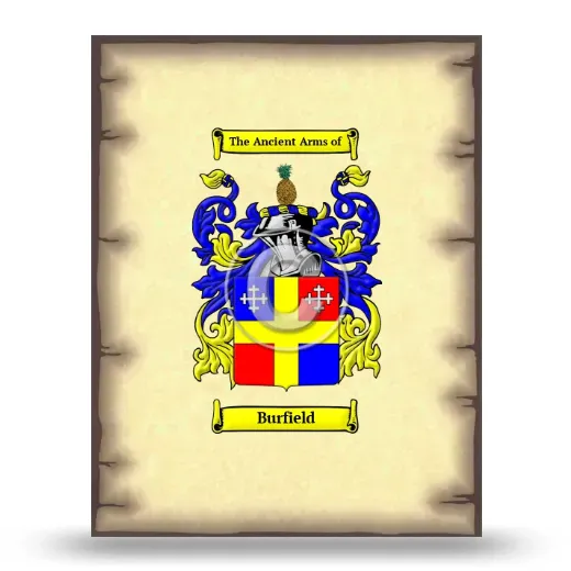 Burfield Coat of Arms Print