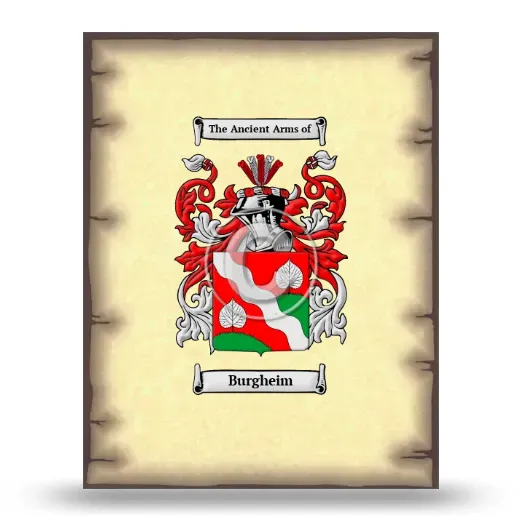 Burgheim Coat of Arms Print
