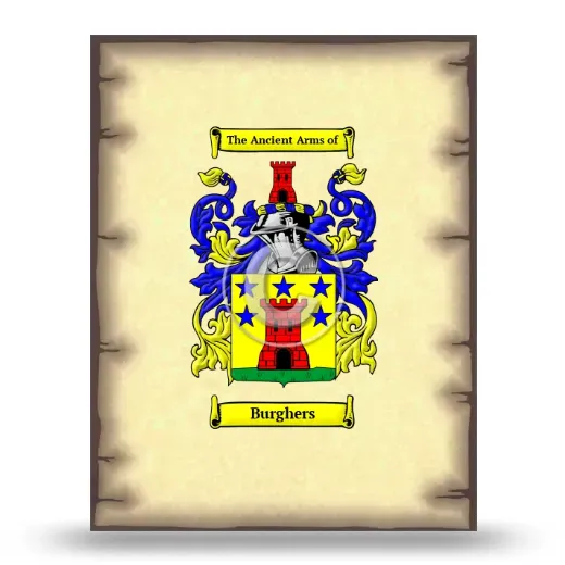 Burghers Coat of Arms Print