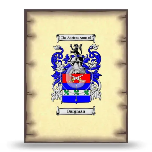 Burgman Coat of Arms Print