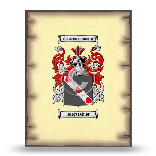 Burgstahler Coat of Arms Print