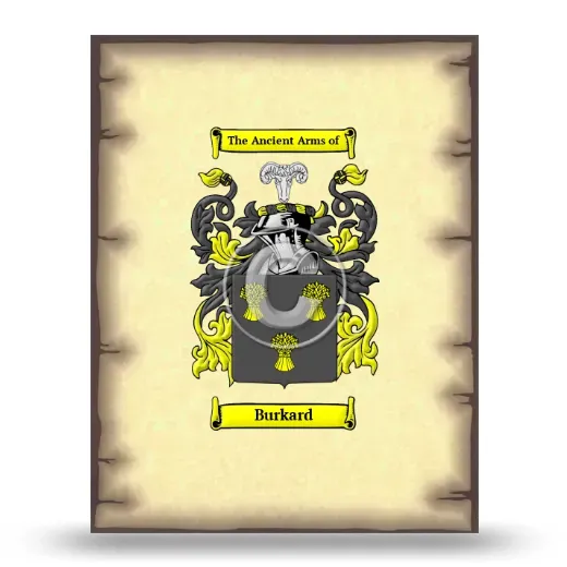 Burkard Coat of Arms Print