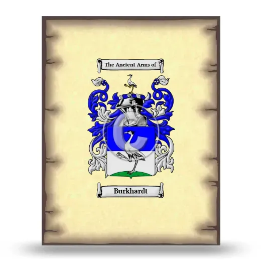 Burkhardt Coat of Arms Print