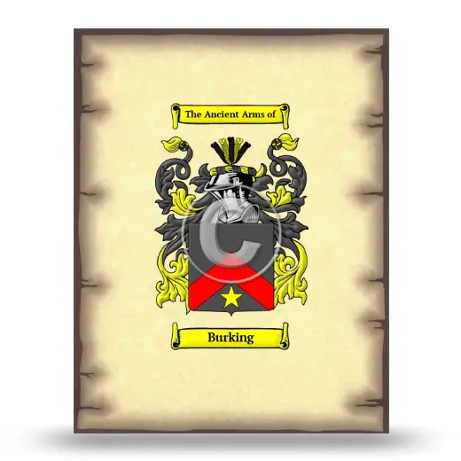 Burking Coat of Arms Print