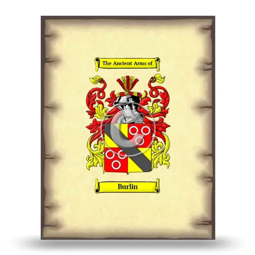 Burlin Coat of Arms Print