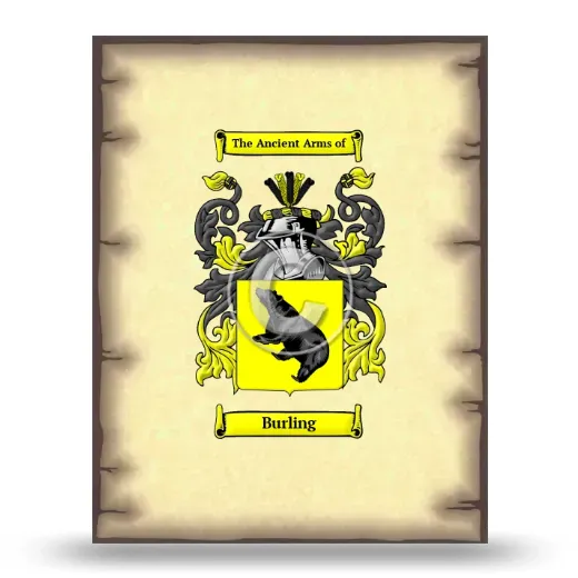 Burling Coat of Arms Print