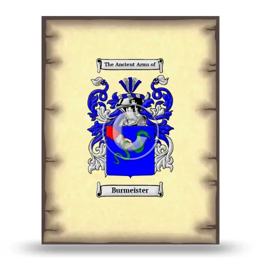 Burmeister Coat of Arms Print