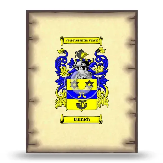 Burnich Coat of Arms Print