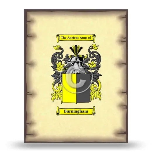 Burningham Coat of Arms Print