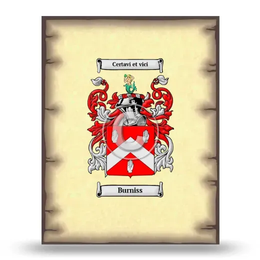 Burniss Coat of Arms Print