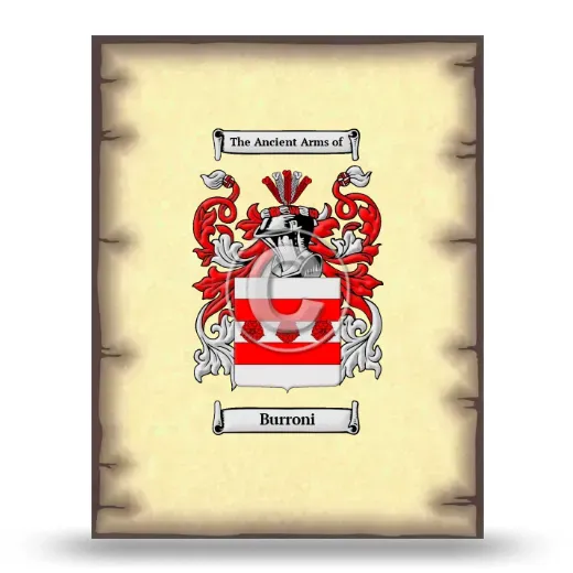 Burroni Coat of Arms Print
