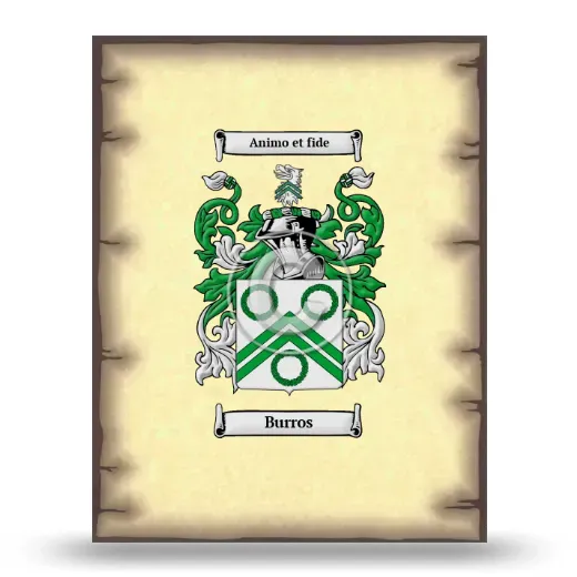 Burros Coat of Arms Print