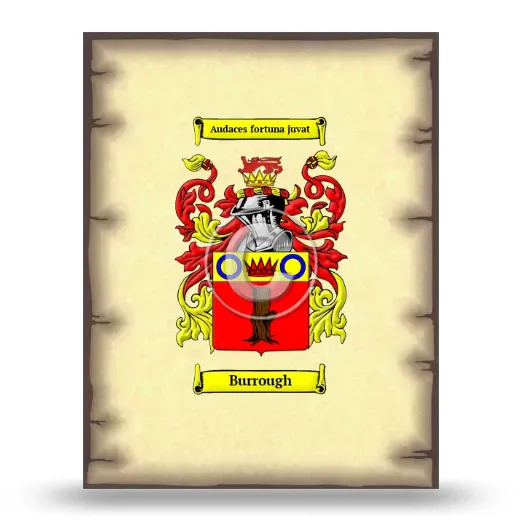 Burrough Coat of Arms Print