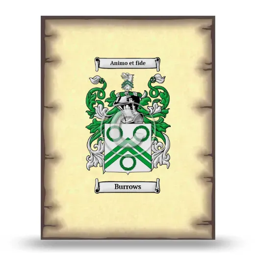 Burrows Coat of Arms Print