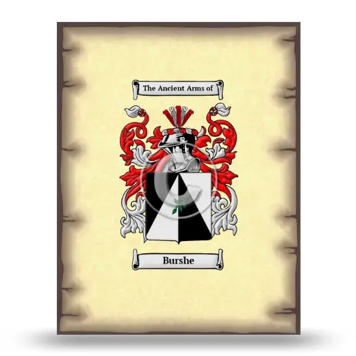Burshe Coat of Arms Print