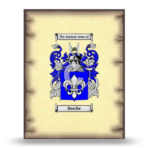 Busche Coat of Arms Print