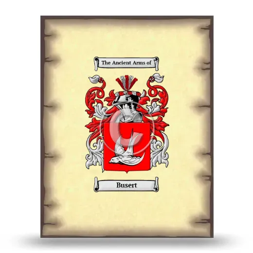 Busert Coat of Arms Print