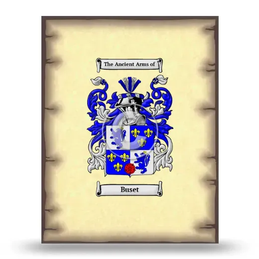 Buset Coat of Arms Print