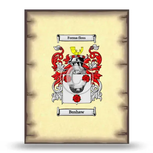 Bushaw Coat of Arms Print