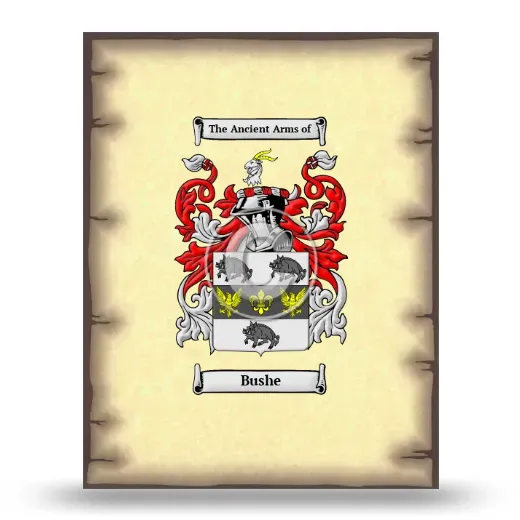 Bushe Coat of Arms Print
