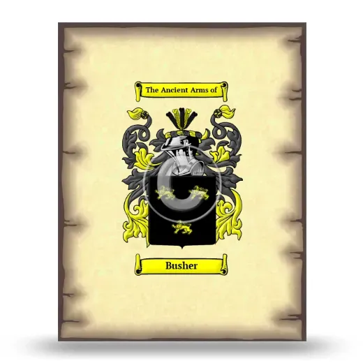 Busher Coat of Arms Print