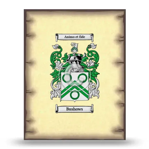 Bushows Coat of Arms Print