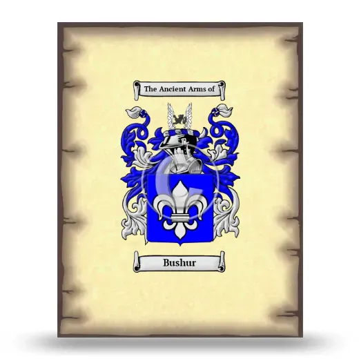 Bushur Coat of Arms Print
