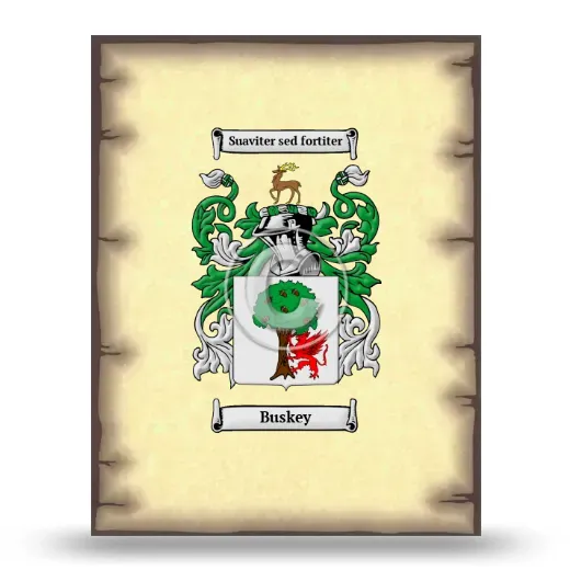 Buskey Coat of Arms Print