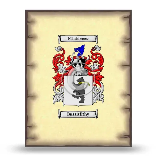 Bussisfithy Coat of Arms Print