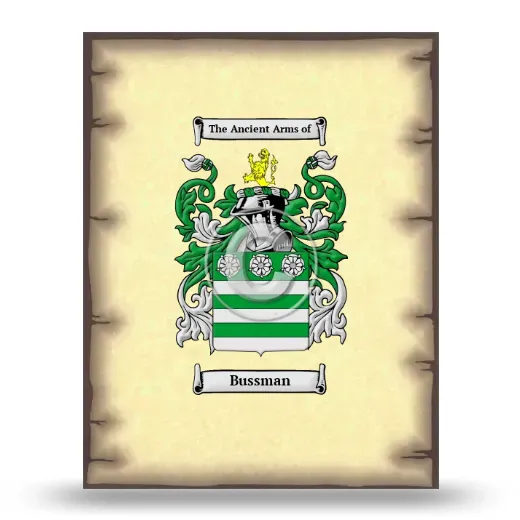 Bussman Coat of Arms Print