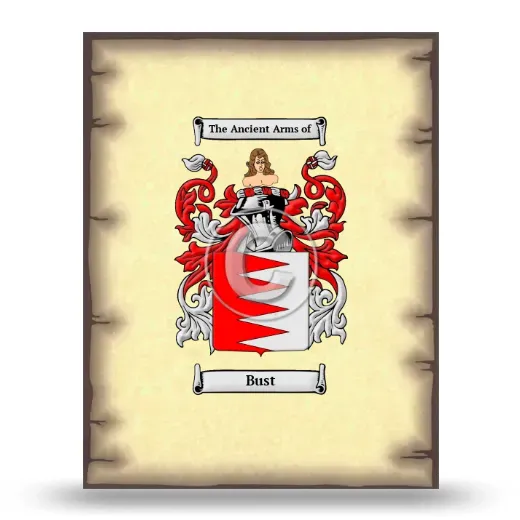 Bust Coat of Arms Print