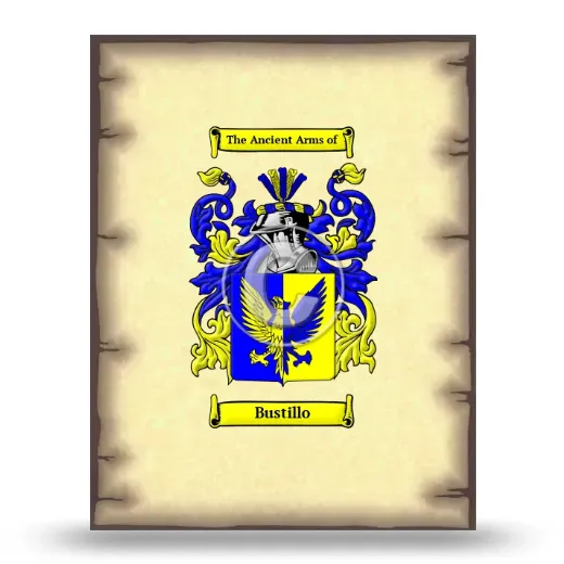 Bustillo Coat of Arms Print
