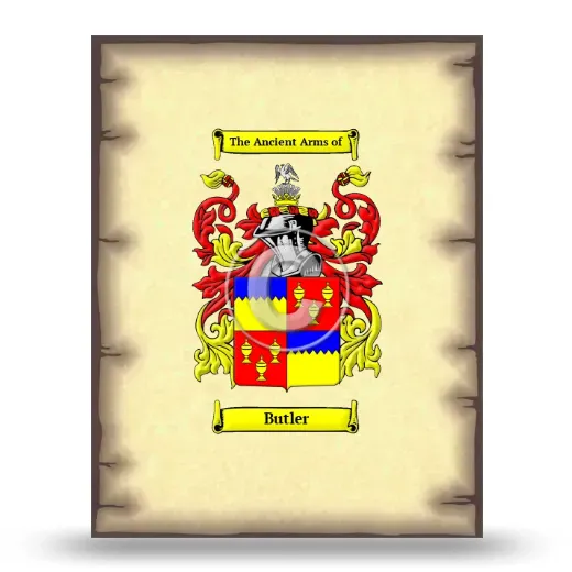 Butler Coat of Arms Print
