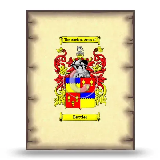 Buttler Coat of Arms Print