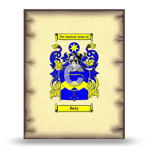 Buty Coat of Arms Print
