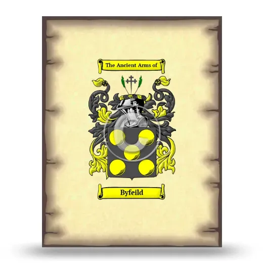 Byfeild Coat of Arms Print