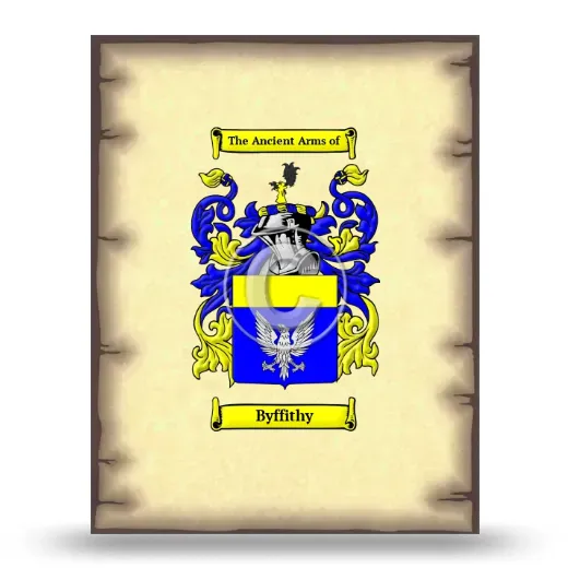 Byffithy Coat of Arms Print