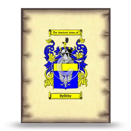 Byfithy Coat of Arms Print