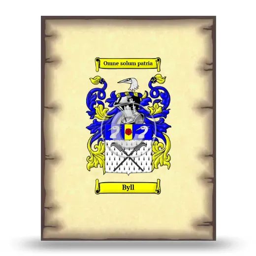 Byll Coat of Arms Print